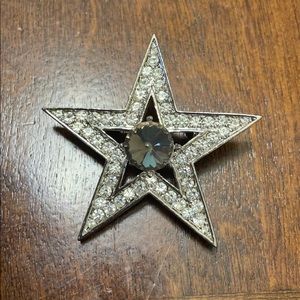 Gap Rhinestone Star Pin / Brooch